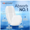 HONEY CARE All-Absorb A25 Male Dog Wrap, 50 Count, Medium, White - Image 4